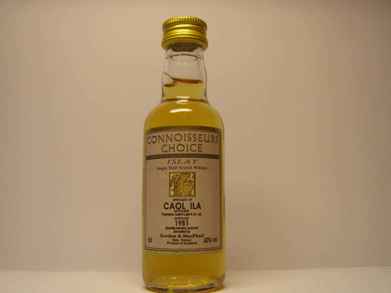 ISMSW 1981 "Connoisseurs Choice" 5cl 40%vol